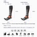 Yicplu Pair of Wool Ski Socks - Warm and Comfortable Winter Socks for Skiing and Snowboarding