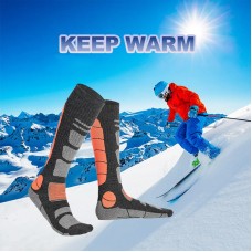 Yicplu Pair of Wool Ski Socks - Warm and Comfortable Winter Socks for Skiing and Snowboarding